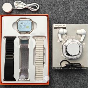 S9 Ultra 3 in 1 SmartWatch With Earbuds