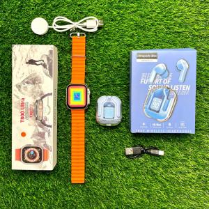 T800 Smart Watch in Earbuds